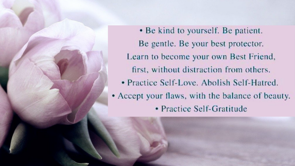 make self-acceptance and self-love a habit